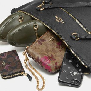 New) Silver/ Gold Gallery Tote